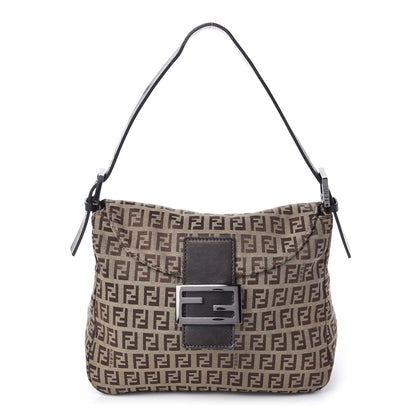 Fendi Zucchino Baguette Mogano Panna Brown 1 of 8