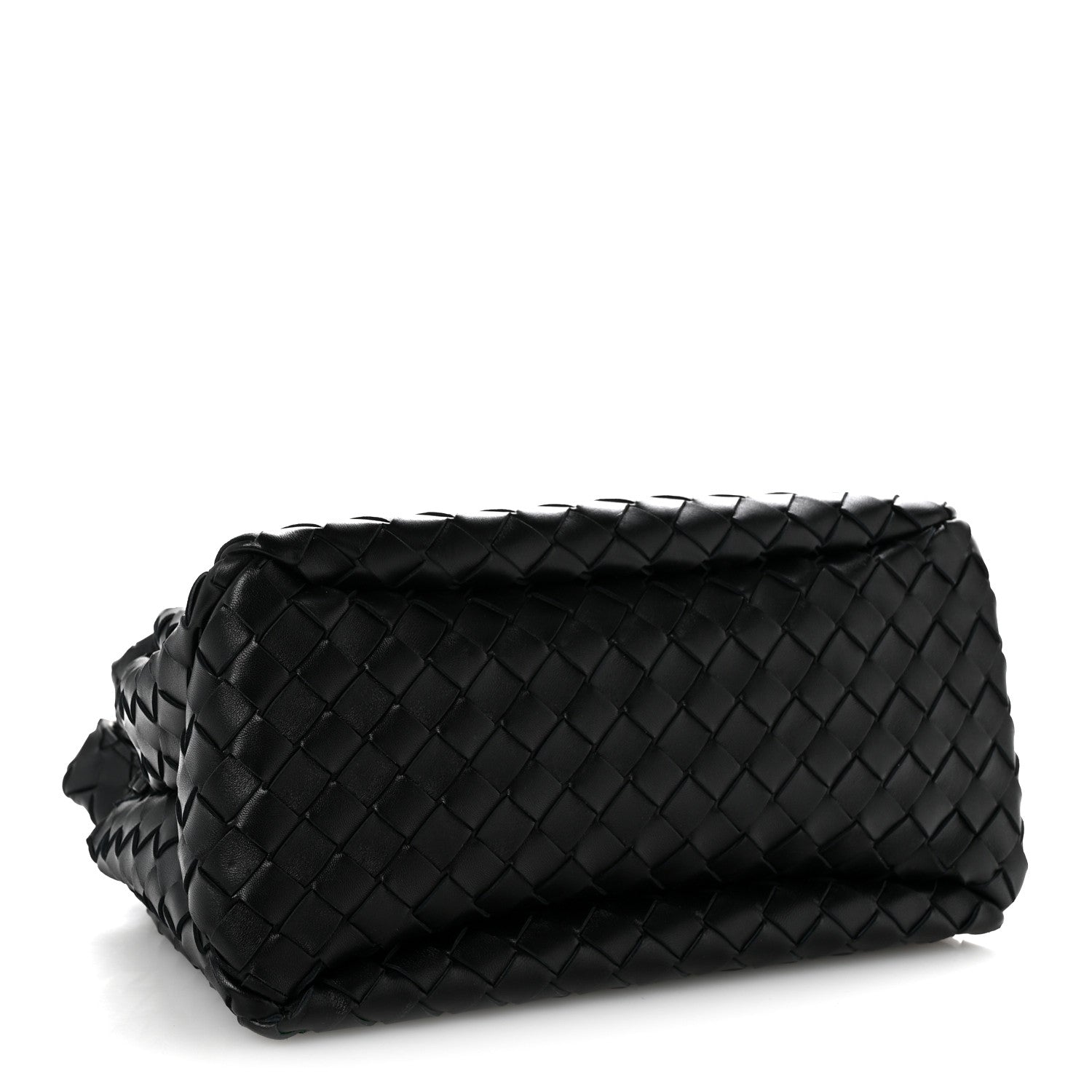 Bottega Veneta Nappa Intrecciato Small Campana Shoulder Bag Black 4 of 11