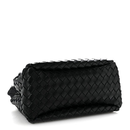 Bottega Veneta Nappa Intrecciato Small Campana Shoulder Bag Black 4 of 11