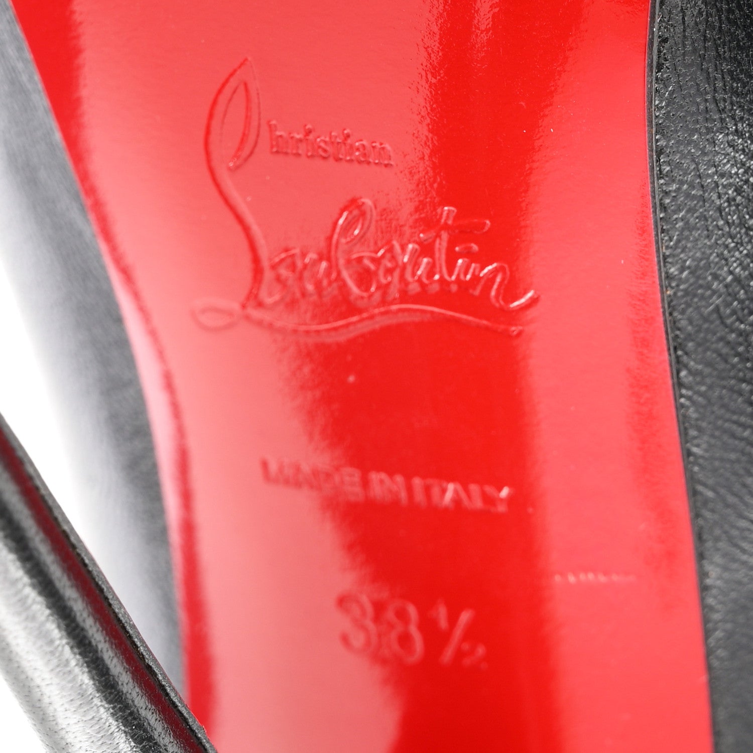 Christian Louboutin Patent Nappa Tucson 120 Boot 38.5 Black 7 of 9