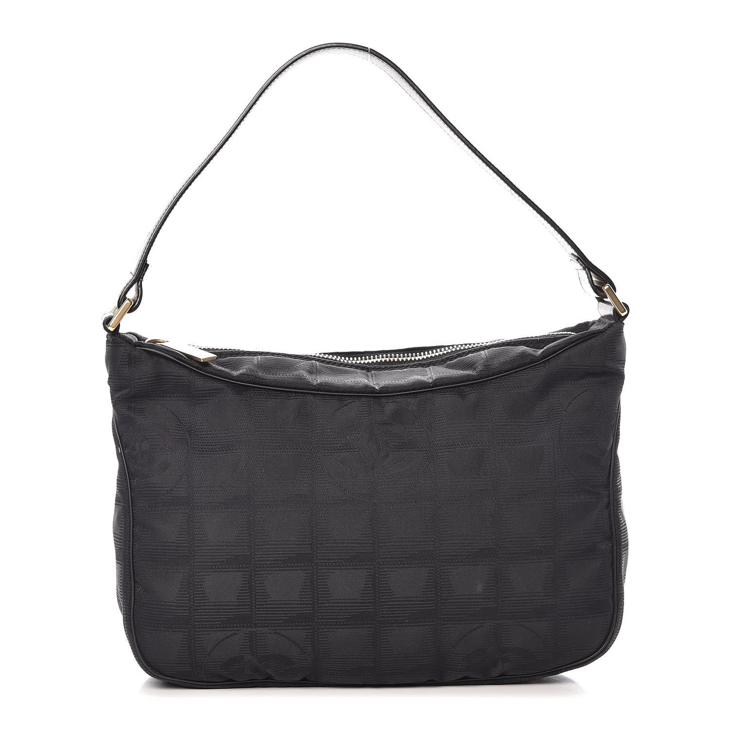 Nylon Travel Hobo Black