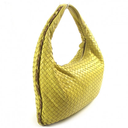 Bottega Veneta Woven Leather Hobo Yellow 3 of 11