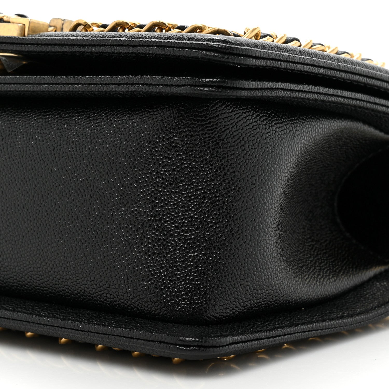Chanel Caviar Quilted Small Chain Around Boy Flap Black 8 of 10