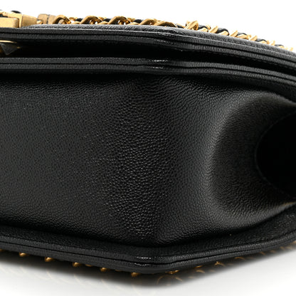 Chanel Caviar Quilted Small Chain Around Boy Flap Black 8 of 10