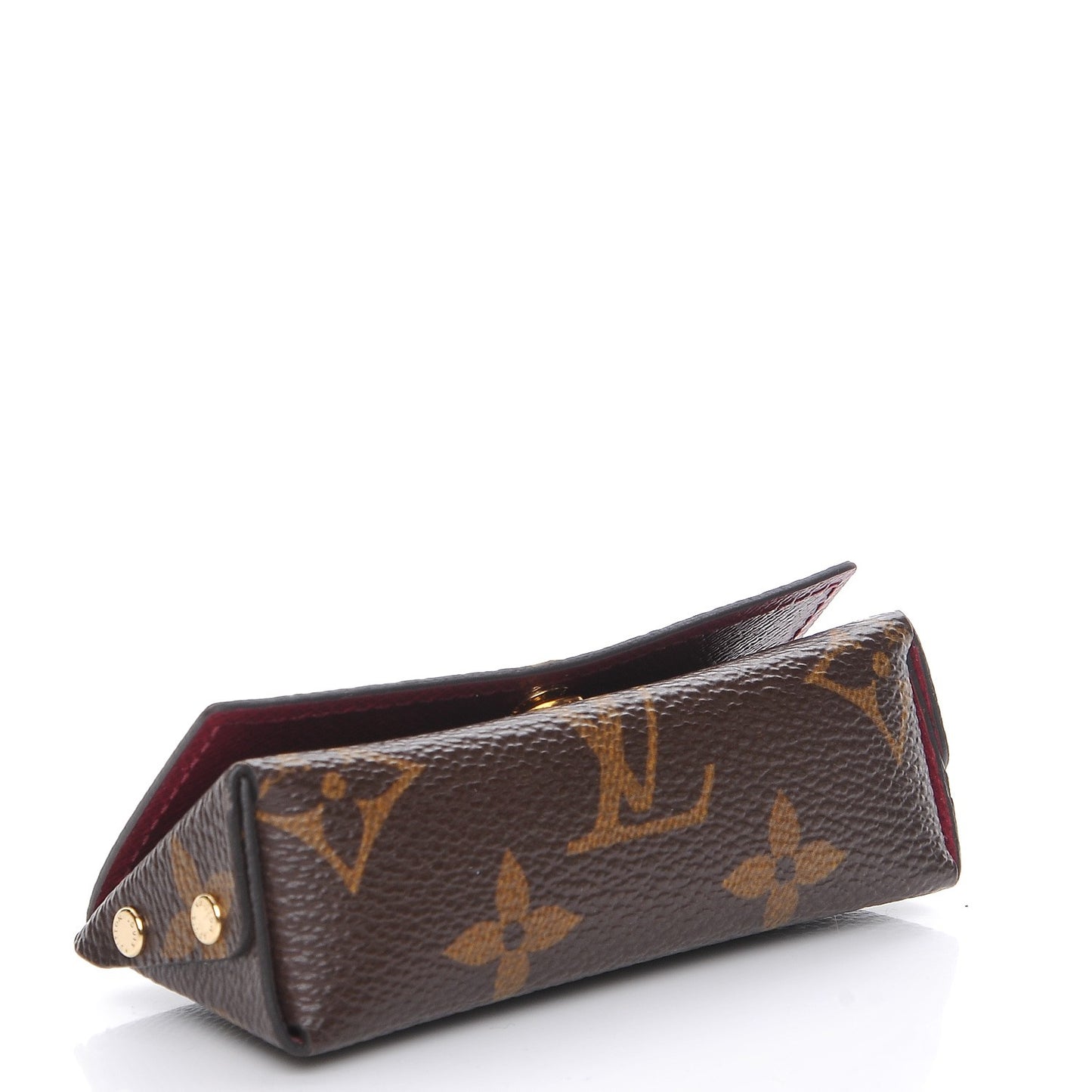 Monogram Lipstick Case Fuchsia