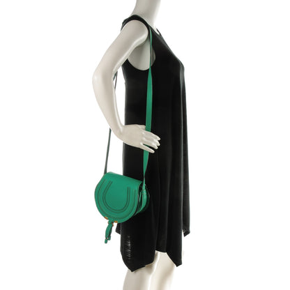 Chloe Calfskin Mini Marcie Round Crossbody Bag Jade Green 2 of 9