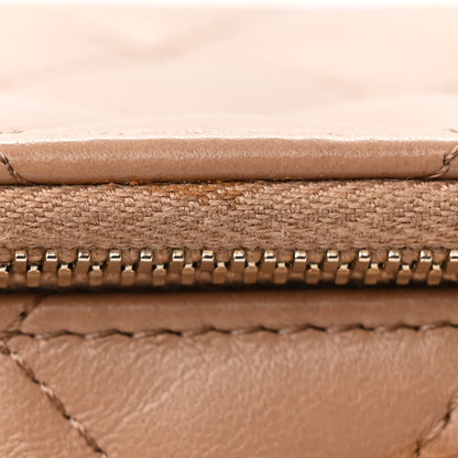 Chanel Lambskin Quilted Small Pillow Crush Vanity Case With Chain Beige 11 of 12