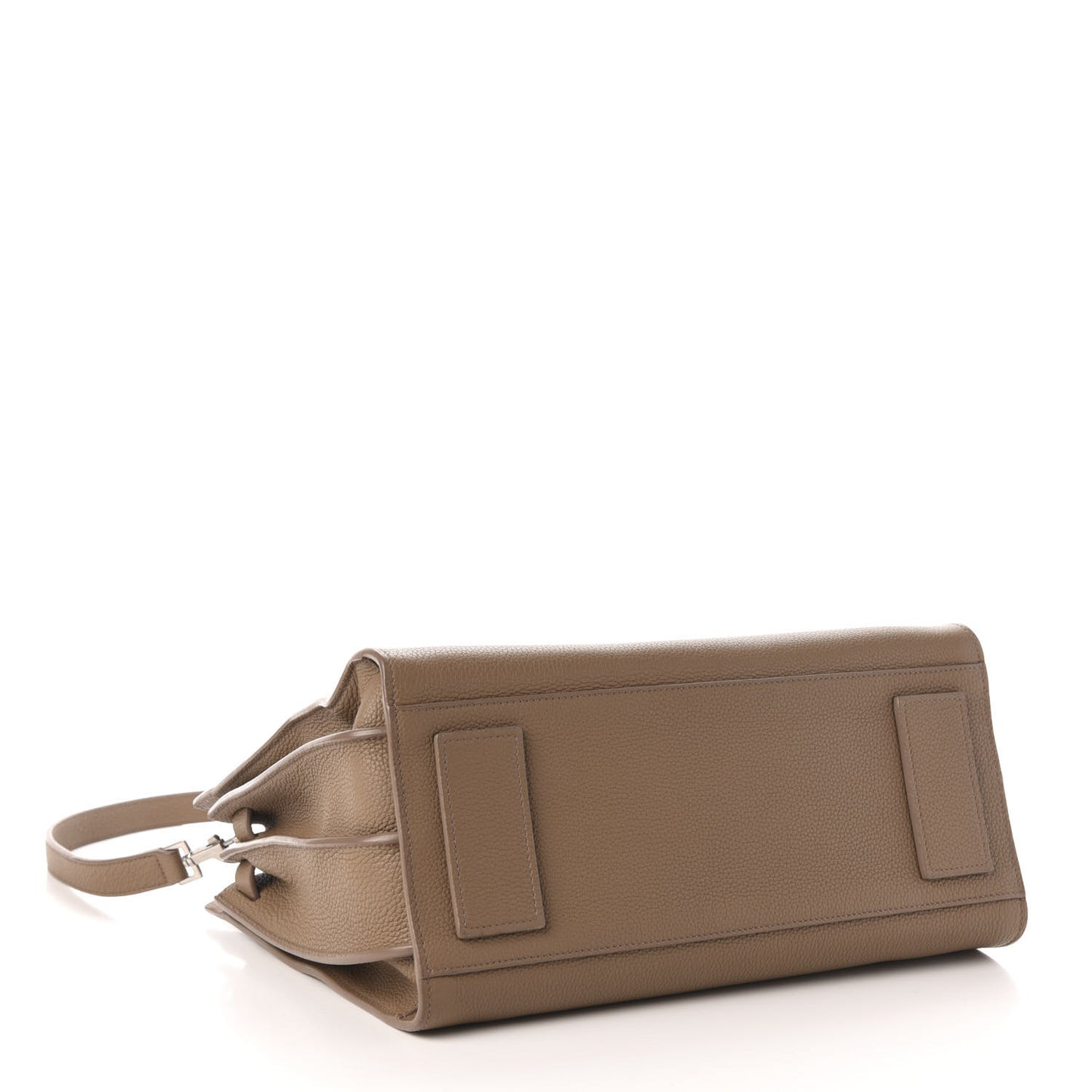 Grained Calfskin Small Supple Sac De Jour Taupe