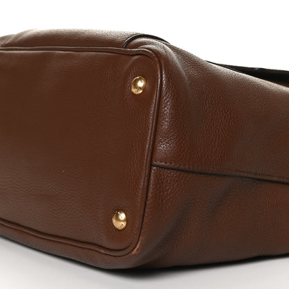 Miu Miu Vitello Phenix Shoulder Bag Palissandro 9 of 13