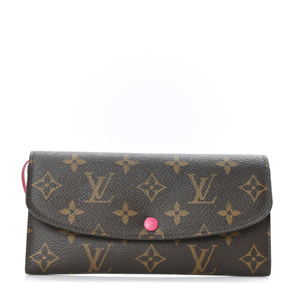 Louis Vuitton Monogram Emilie Wallet Hot Pink 1 of 7