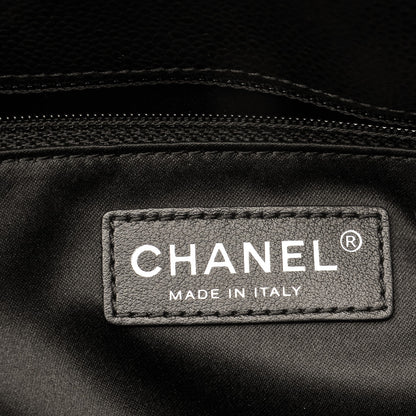 Chanel Caviar Quilted Grand Shopping Tote GST Black 6 of 8