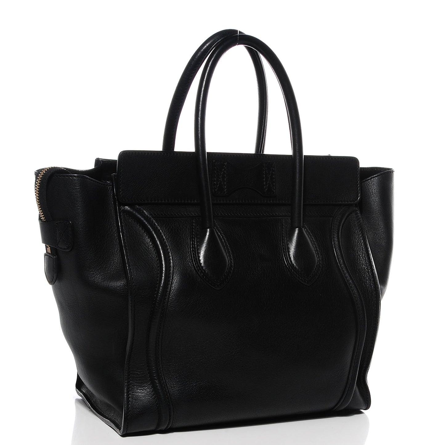 Smooth Calfskin Mini Luggage Black