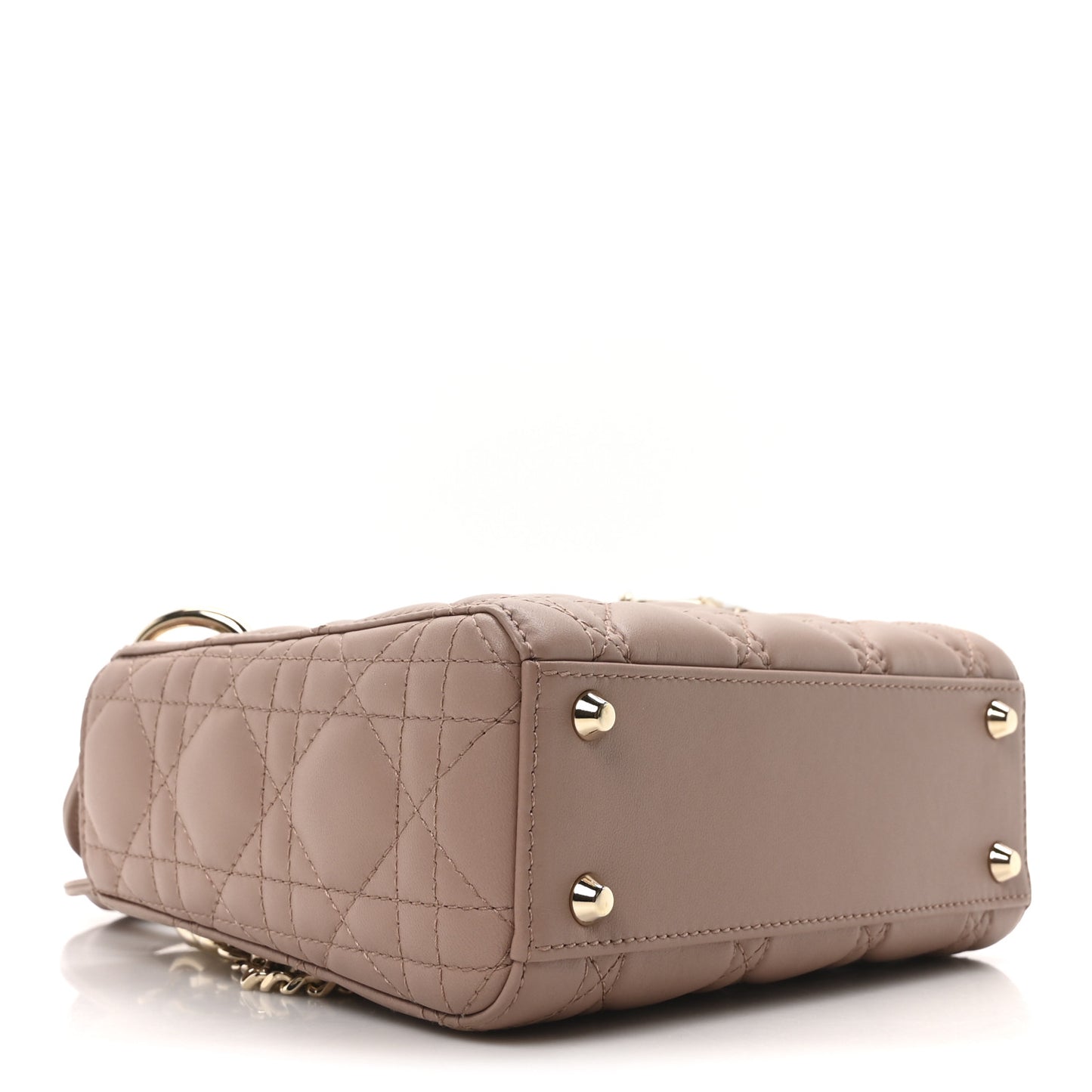 Lambskin Cannage Mini Lady Dior Fard