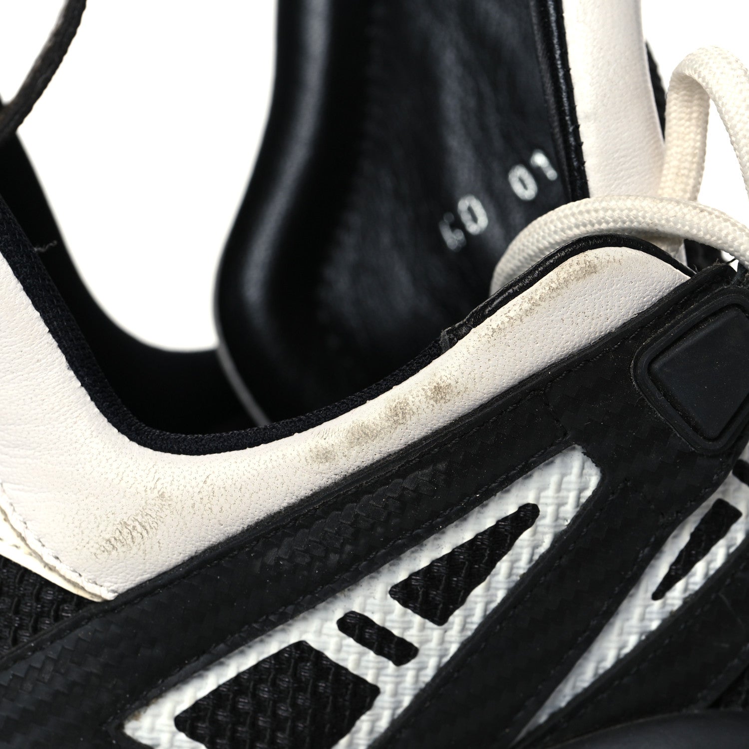 Louis Vuitton Calfskin Technical Nylon LV Archlight Sneakers 39 Black White 9 of 15
