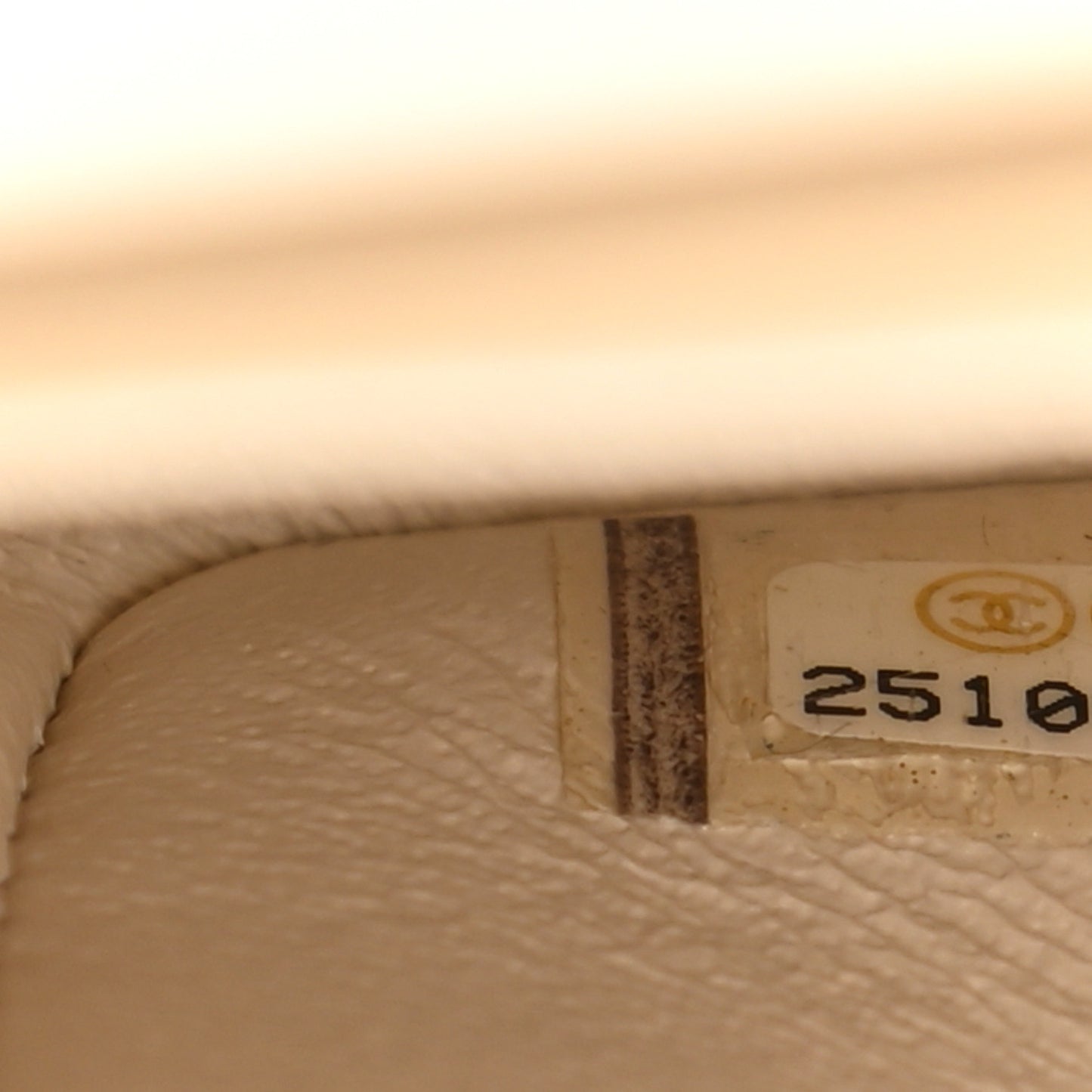 Caviar Quilted Medium Double Flap Light Beige
