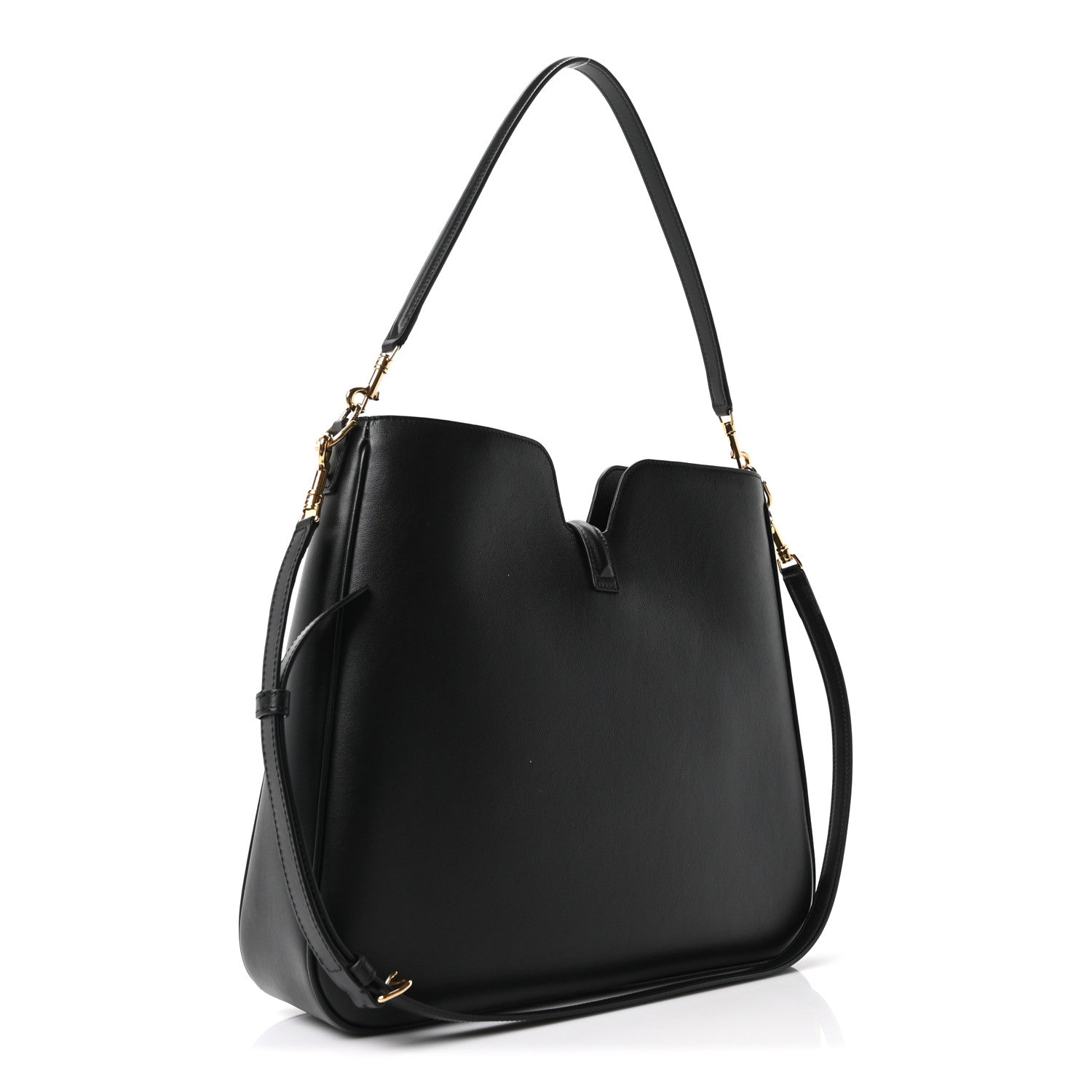 Celine Smooth Calfskin Medium Camille 16 Soft Bag Black 3 of 11
