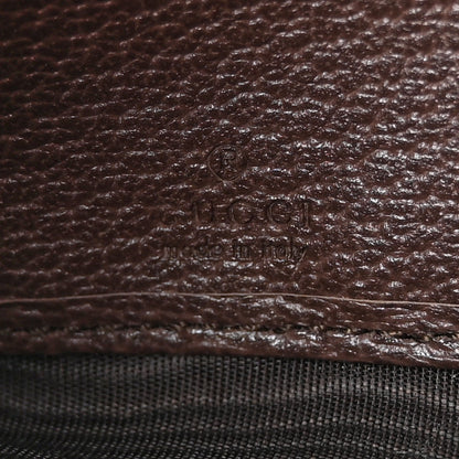 Gucci GG Supreme Monogram Web Ophidia Zip Around Wallet Brown 6 of 13