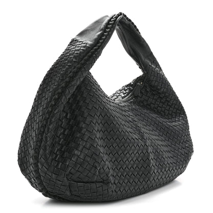 Bottega Veneta Nappa Intrecciato Large Belly Veneta Hobo Black 3 of 15