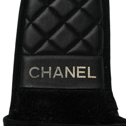 Chanel Lambskin CC Flat Mules M Black 12 of 18