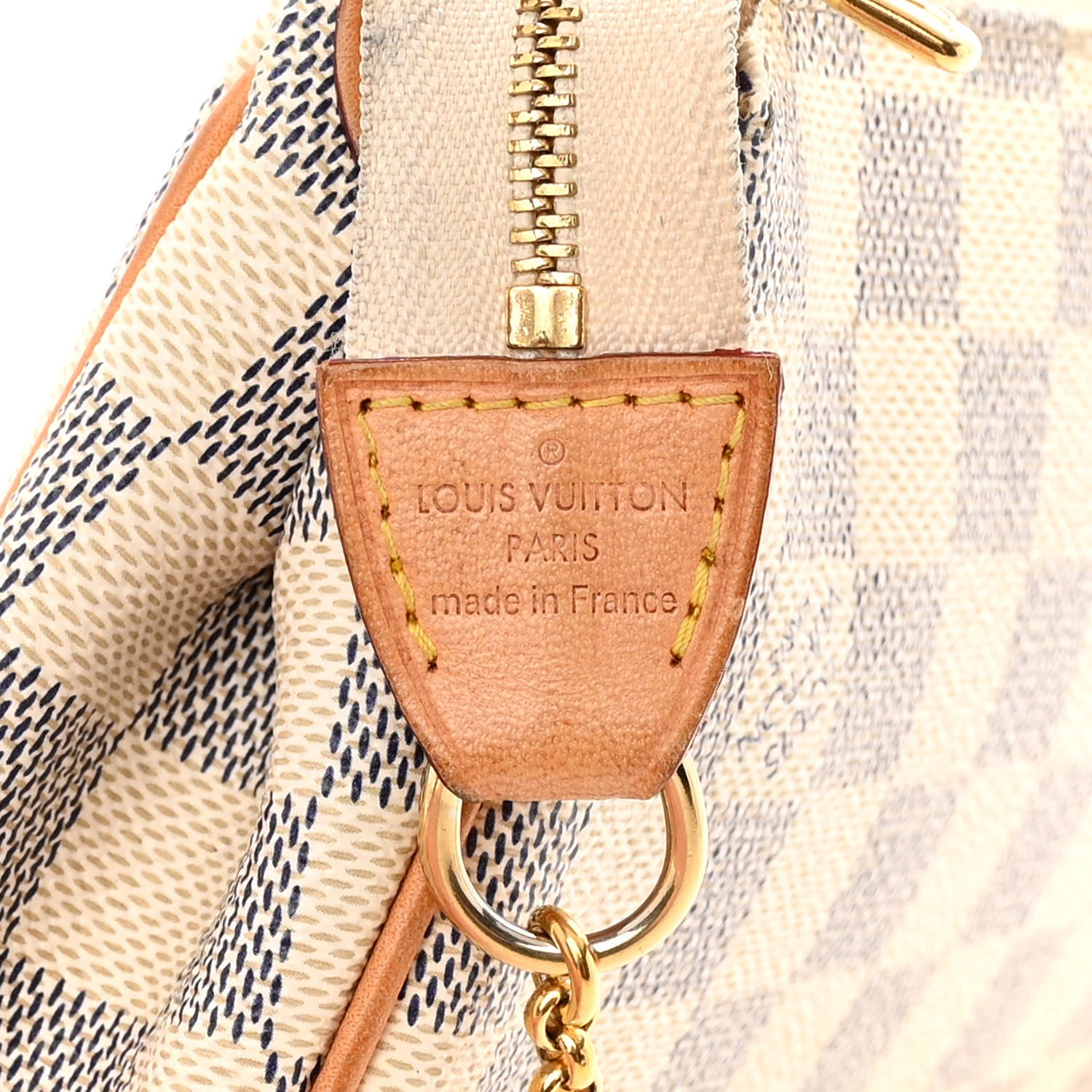 Louis Vuitton Damier Azur Eva Clutch 6 of 15