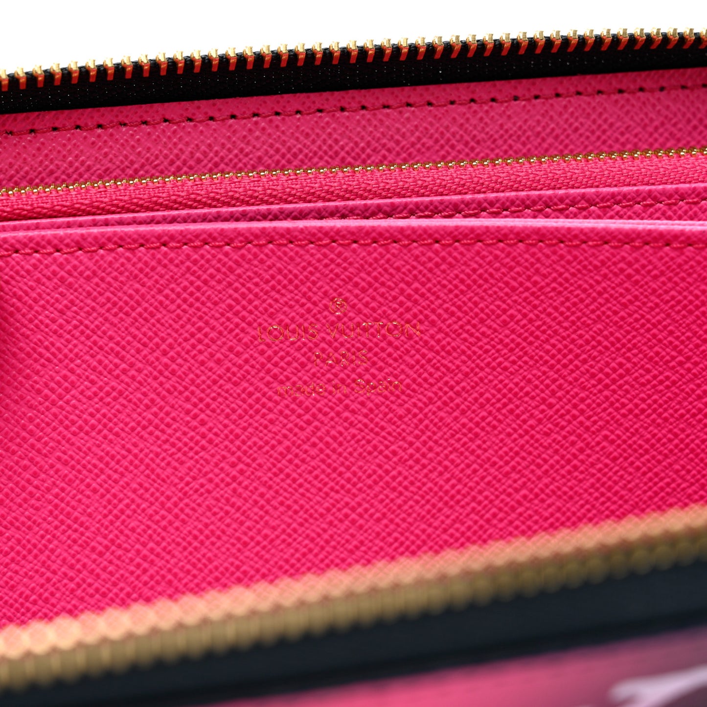 Monogram Giant Spring In The City Zippy Wallet Midnight Fuchsia