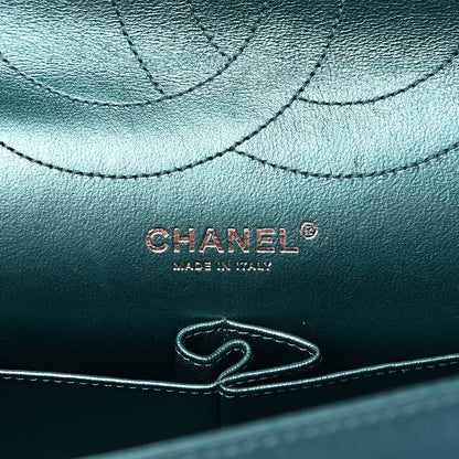Chanel Metallic Calfskin Quilted 2.55 Reissue 227 Flap Turquoise 6 of 17