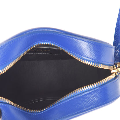 Saint Laurent Grain De Poudre Small Classic Monogram Camera Bag Blue Majorelle 5 of 9