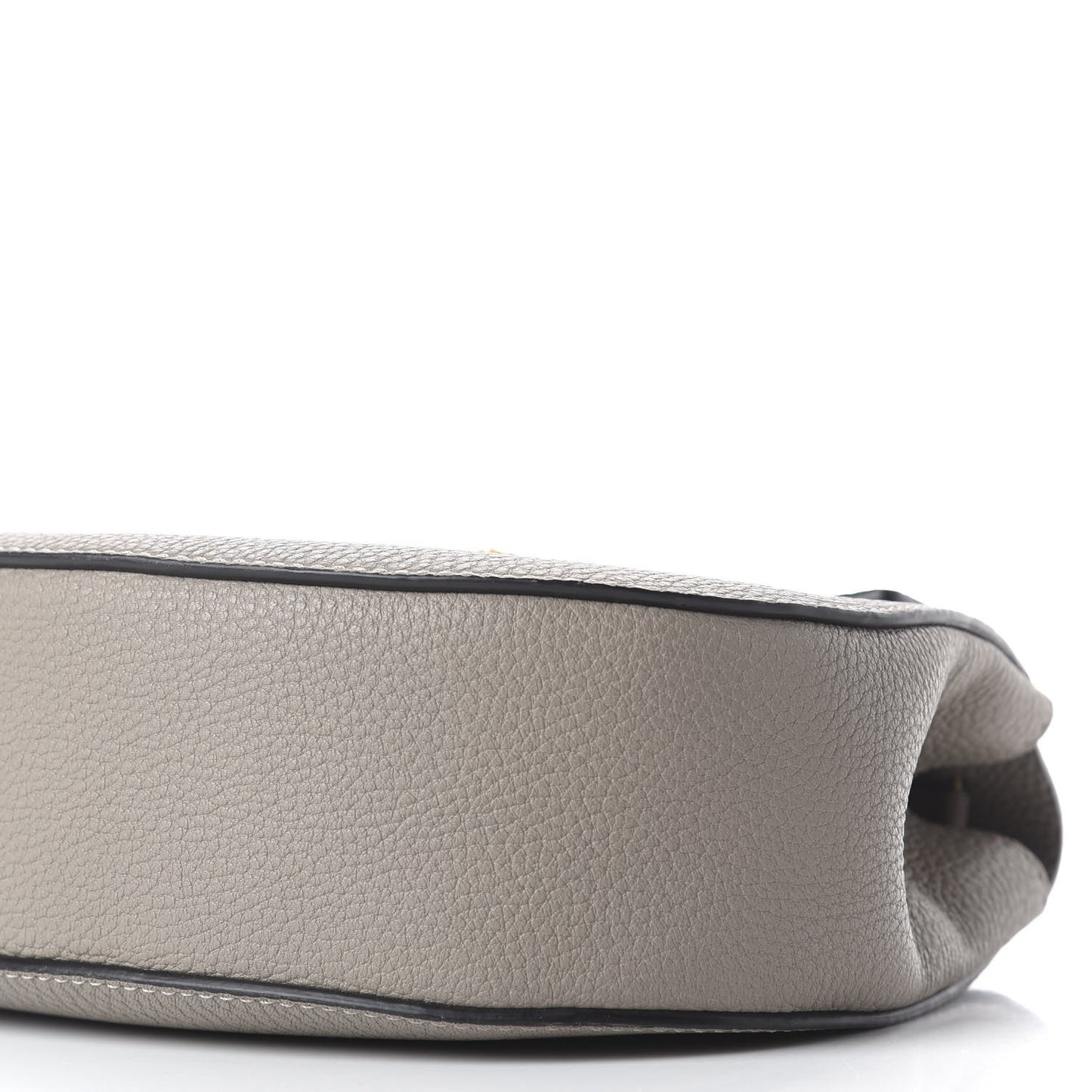 Grained Lambskin Drew Shoulder Bag Motty Grey