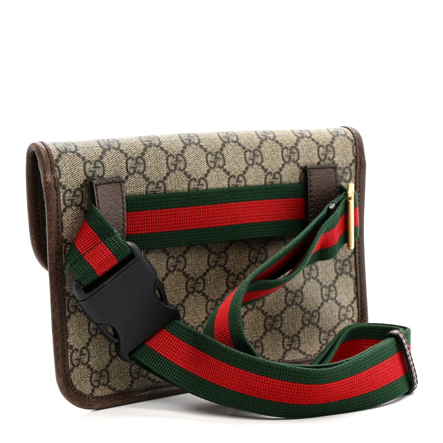 Gucci GG Supreme Monogram Neo Vintage Web Belt Bag Brown 3 of 14