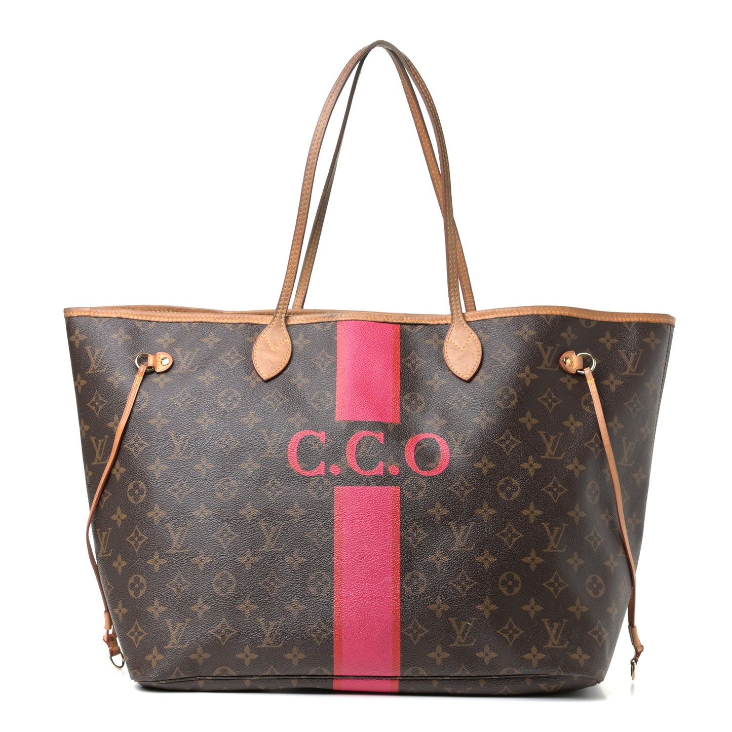 Monogram My LV Heritage Neverfull MM Fuchsia Rouge