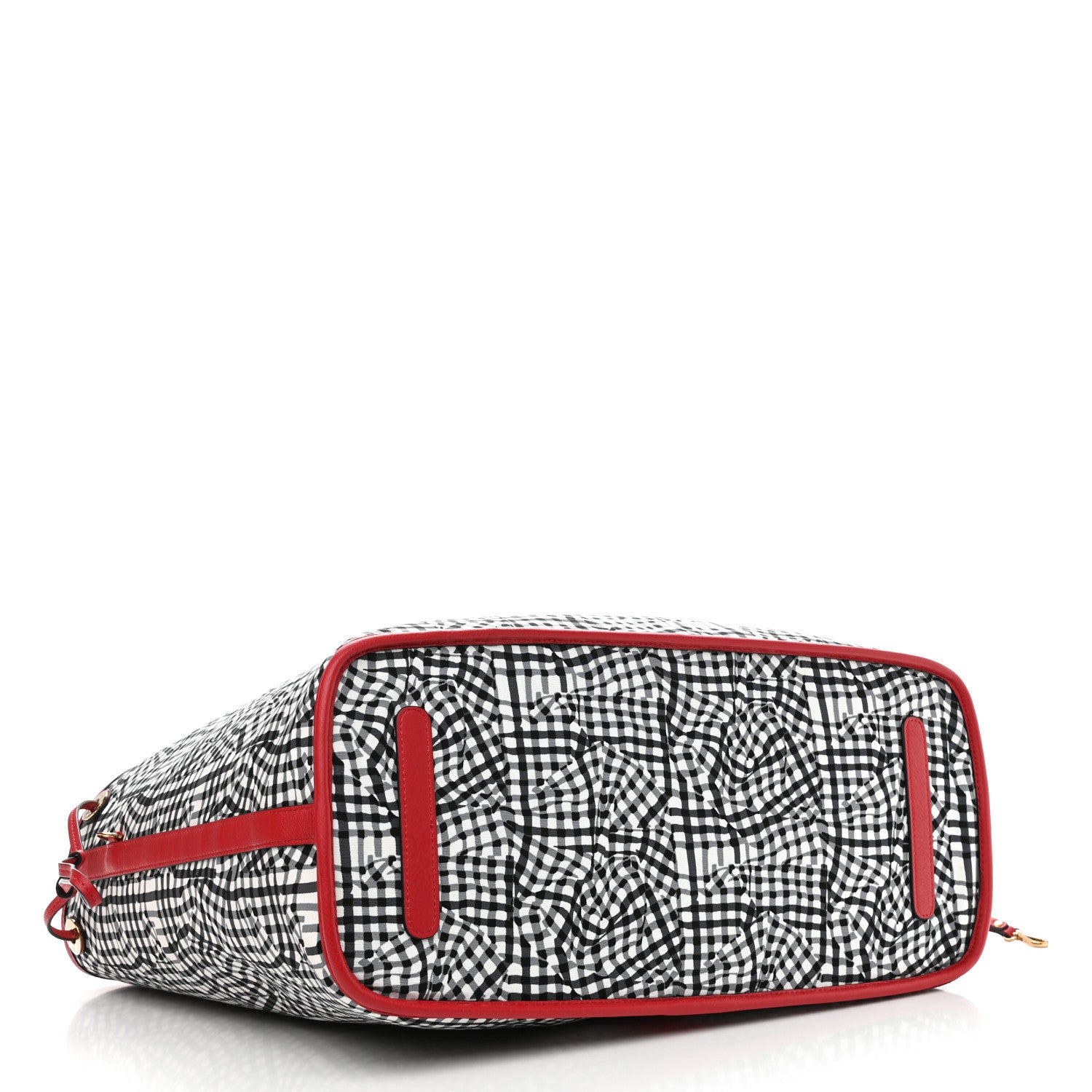 MCM Visetos Large Liz Reversible Shopper Tote Ruby Red 8 of 15