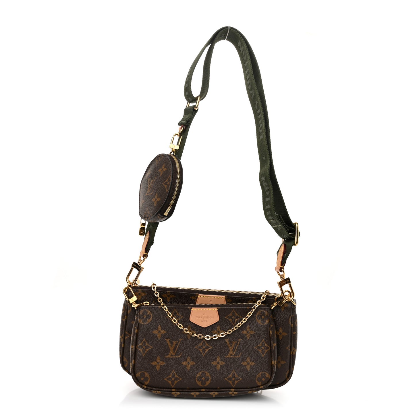 Monogram Multi Pochette Accessories Kaki
