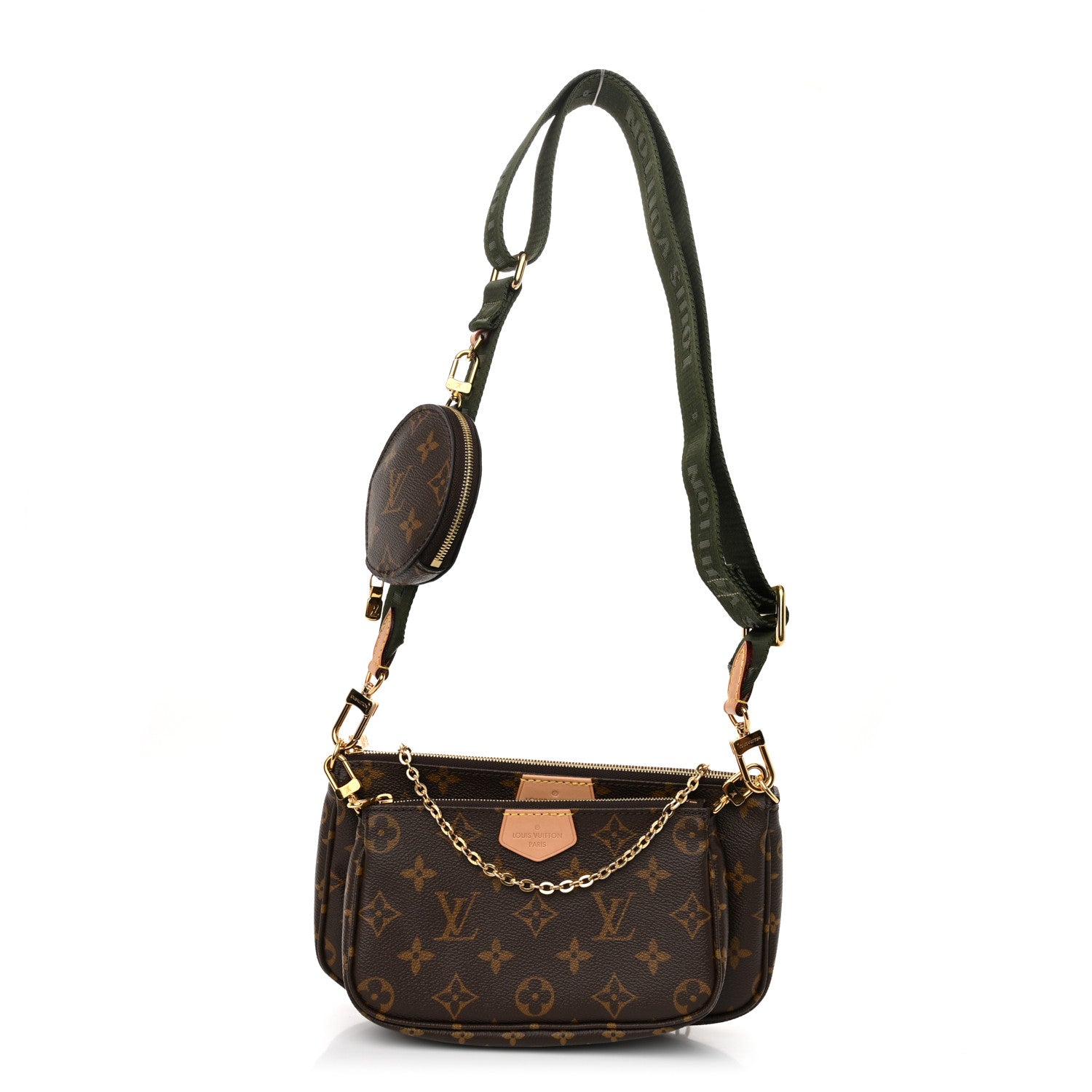 Louis Vuitton Monogram Multi Pochette Accessories Kaki 1 of 10