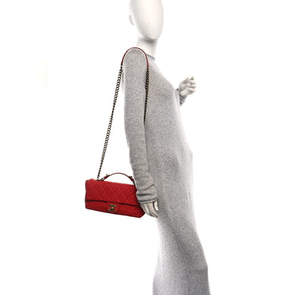 Chanel Iridescent Caviar Quilted Medium Chic Quilt Flap Red 2 of 10