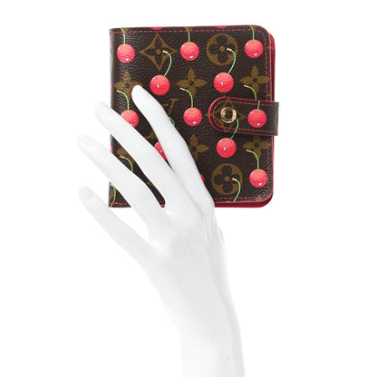Louis Vuitton Monogram Cerises Compact Zippe Wallet 2 of 7