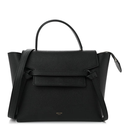 Celine Grained Calfskin Micro Belt Bag Black 1 of 11