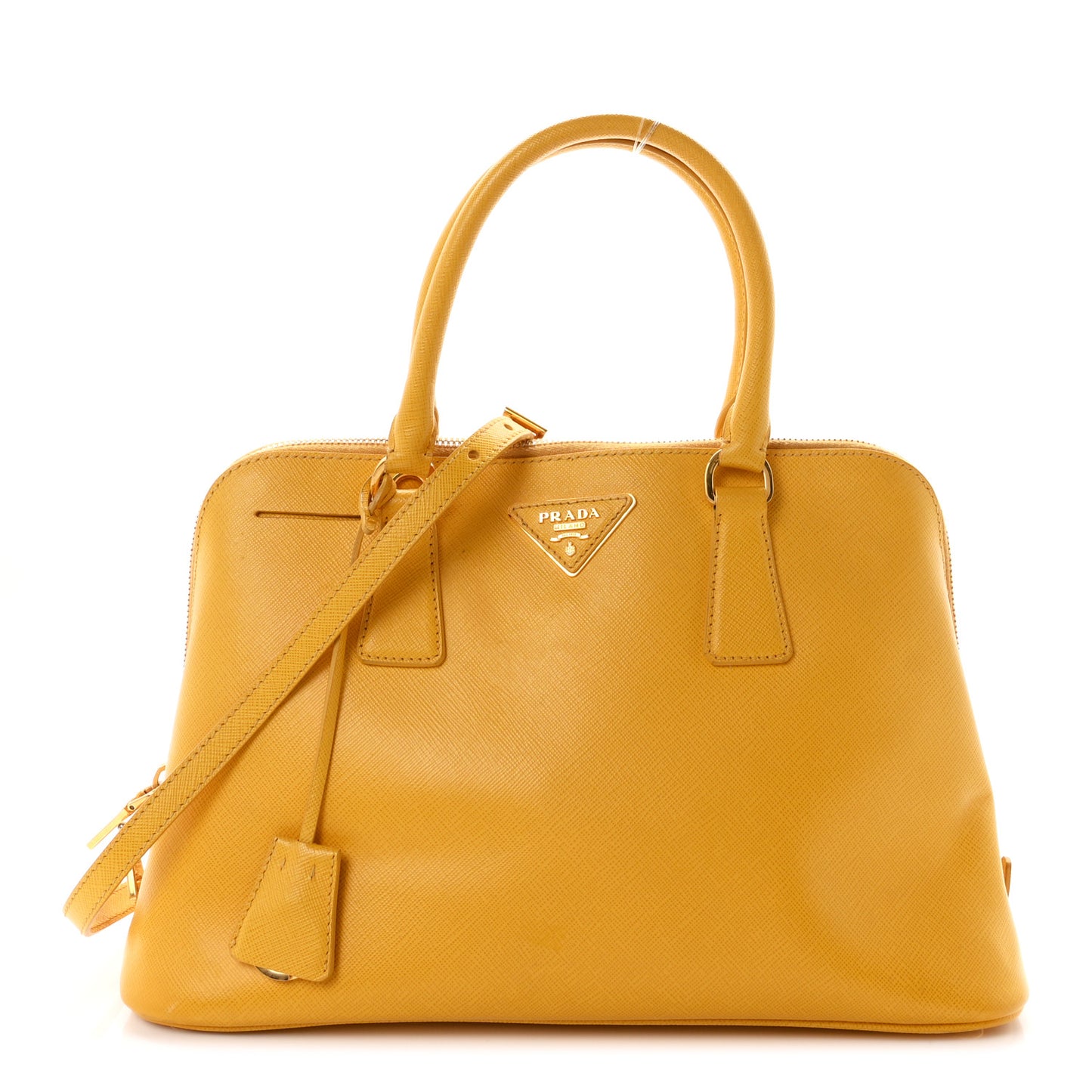 Saffiano Lux Medium Promenade Tote Mimosa