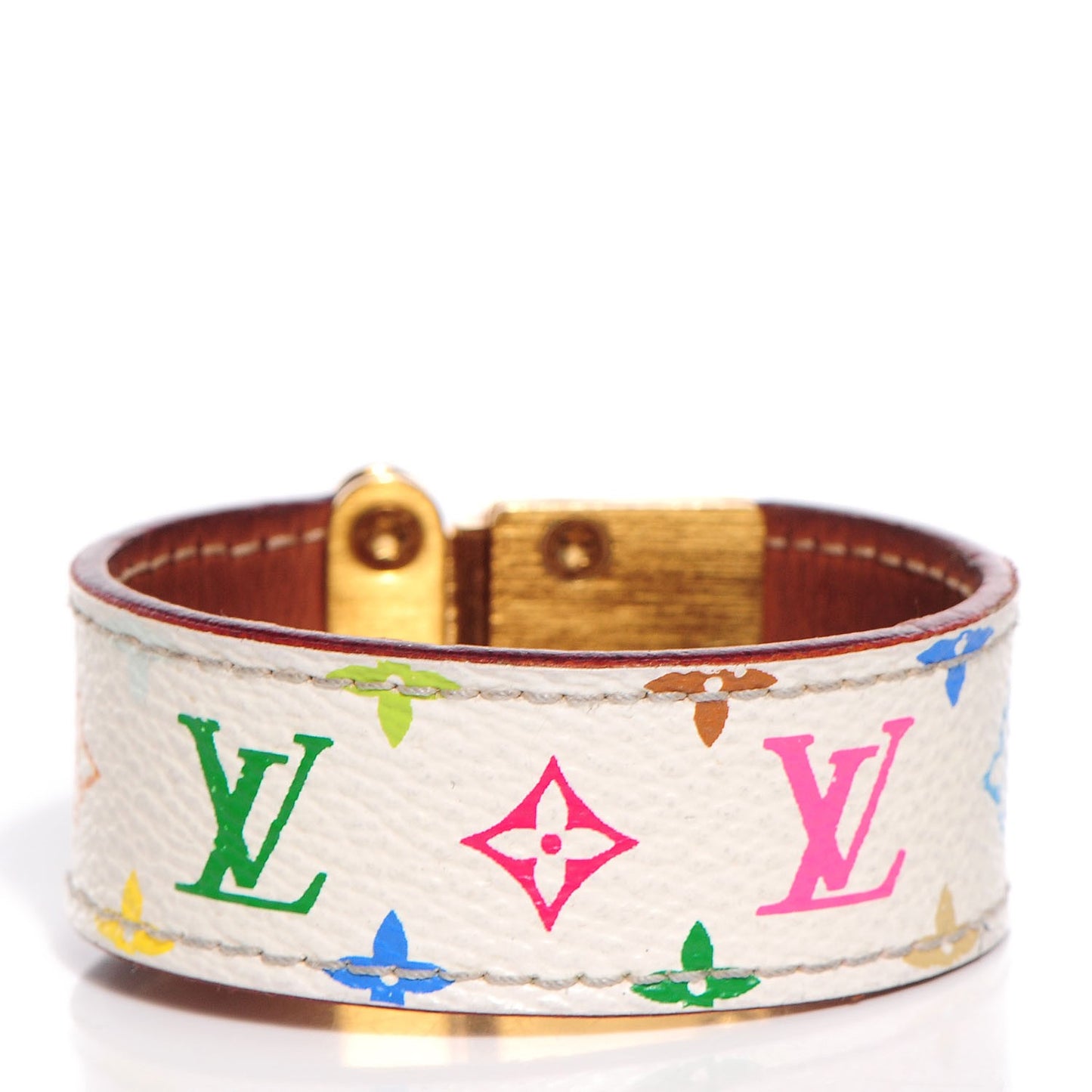 Monogram Multicolor Koala Bracelet S White