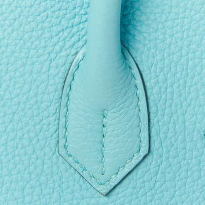 Hermes Togo Birkin 30 Bleu Atoll 8 of 29