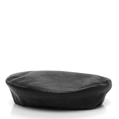 Gucci Lambskin Beret Hat 57 M Black 6 of 8