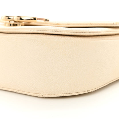 Chanel Grained Calfskin Quilted Small Cuba Top Handle Flap White 10 of 14