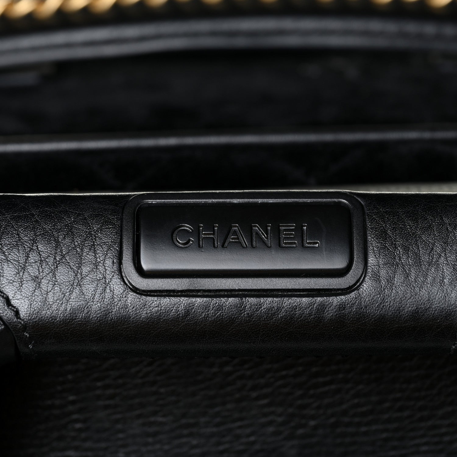 Chanel Suede Quilted Coco Case Trolley Black 8 of 19