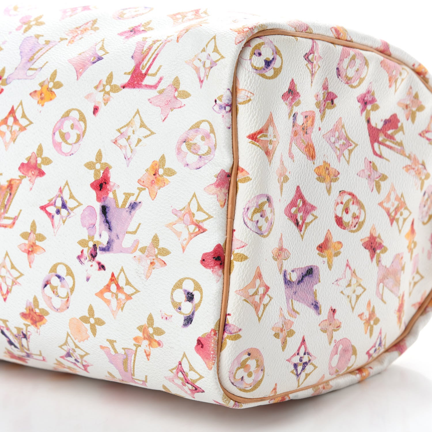 Louis Vuitton Watercolor Aquarelle Speedy 35 White 7 of 13