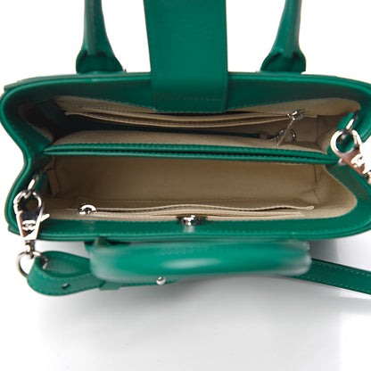 Chanel Grained Calfskin Mini Neo Executive Shopper Tote Green 4 of 10