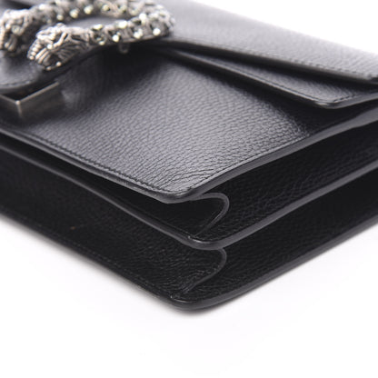 Gucci Pebbled Calfskin Small Dionysus Shoulder Bag Black 8 of 9