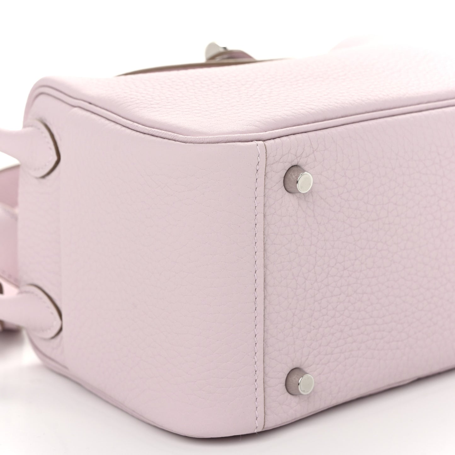 Taurillon Clemence Verso Mini Lindy 20 Mauve Pale Mushroom