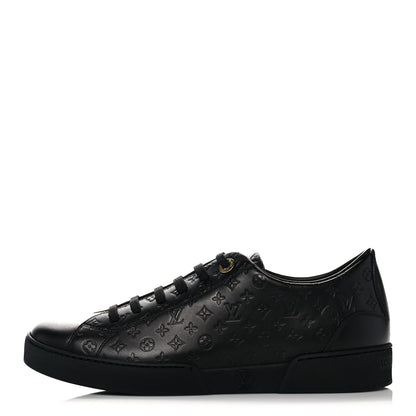 Louis Vuitton Monogram Calfskin Stellar Sneakers 37 Black 1 of 8