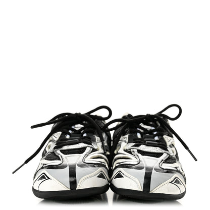 Balenciaga Mesh Rubber Womens Drive Sneakers 37 Light Grey Black 3 of 9