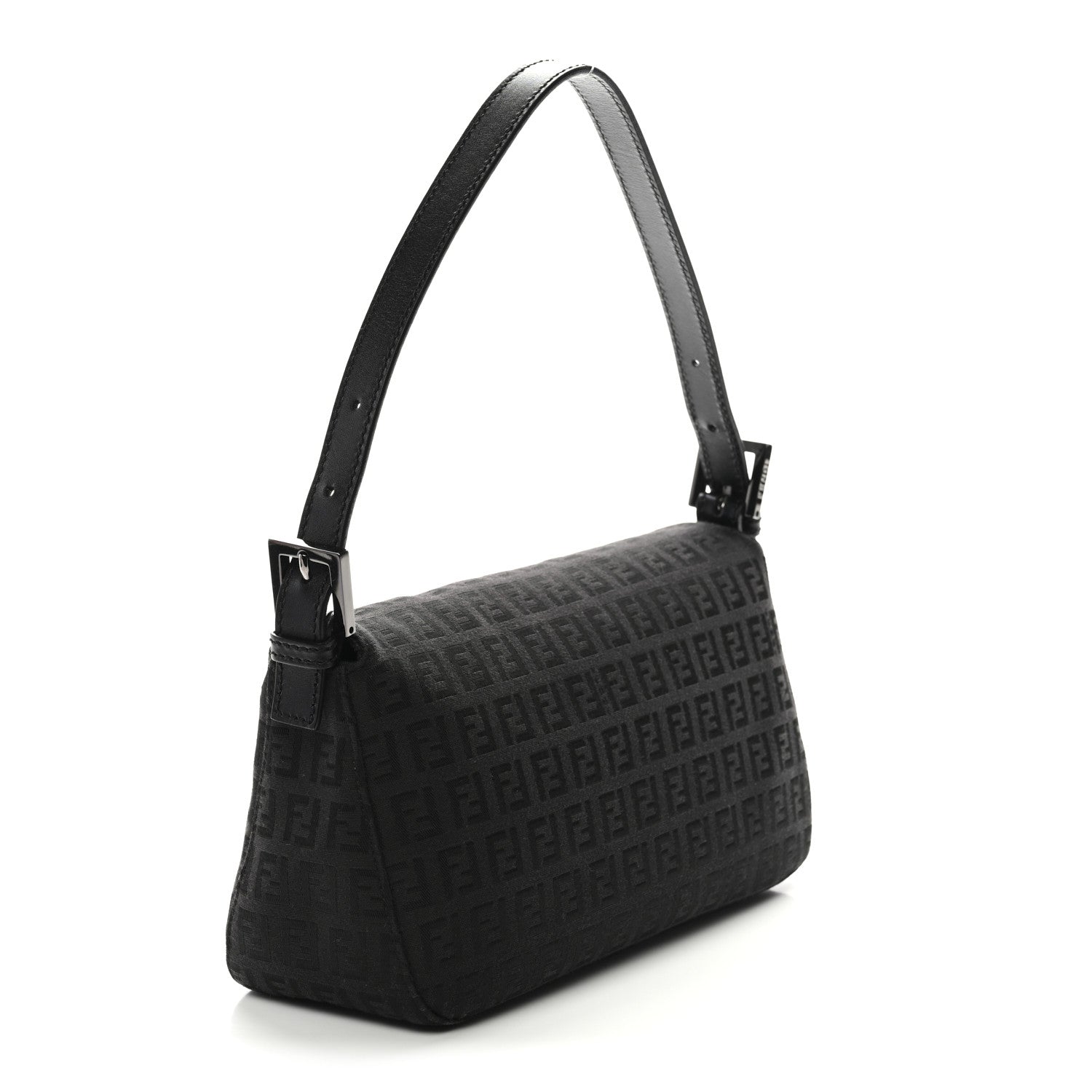 Fendi Zucchino Baguette Black 3 of 9
