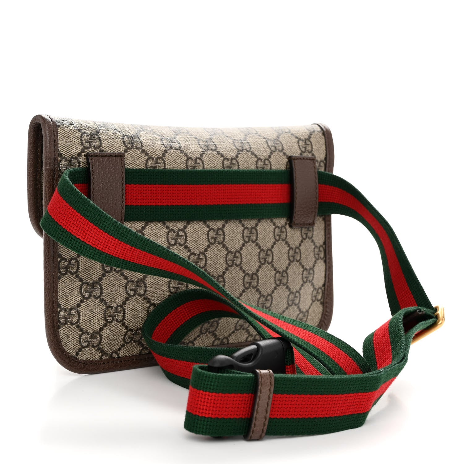 Gucci GG Supreme Monogram Neo Vintage Web Belt Bag Brown 3 of 10